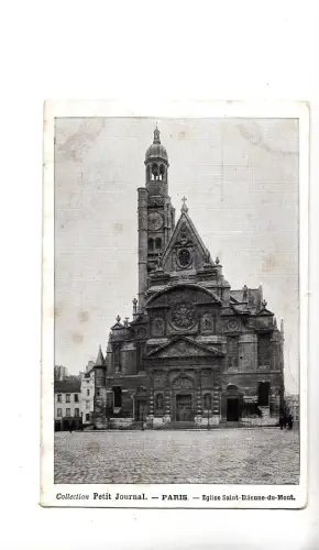 BF11588 eglise saint etienne du mont paris france front/back image