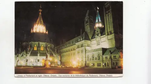 BF26783 Library of Parliament Hill Ottawa Ontario Canada Front/Back Bild