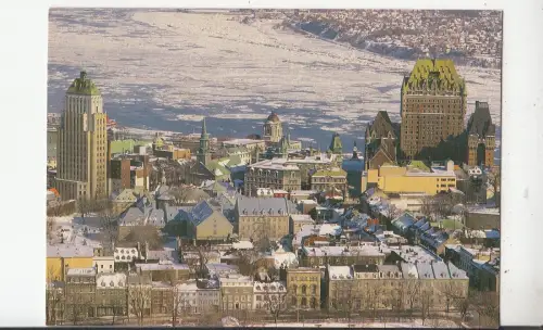 BF26830 la vieille cite sous la neige quebec canada front/back image