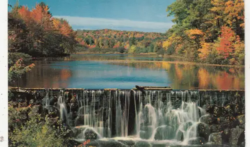 BF26153 new hampshire and vermont idilic view canada front/back image