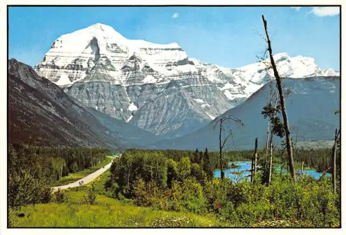 BG9409 Mount Robson höchster Gipfel der kanadischen Rocky Mountains Kanada