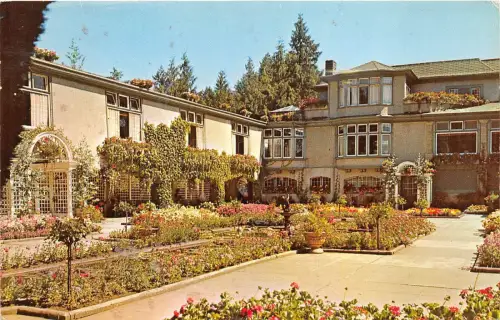 BG13917 italienischer Garten in den Butchart Gärten Victoria B C Kanada