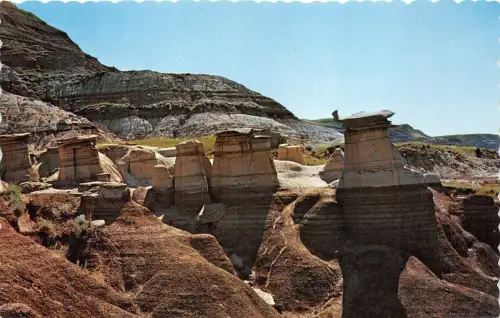 BG9408 Gruppe der Drumheller Hoodoos Alta Canada