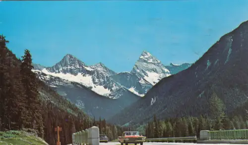 BG13974 eagle peak mt sir donald cougar creek bridge canada