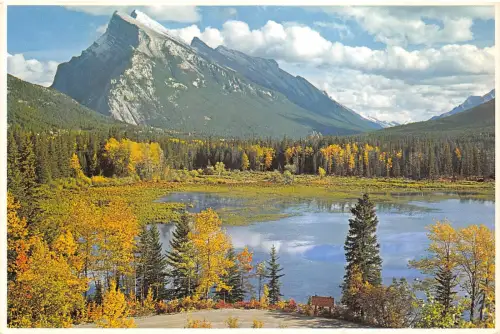 BG9769 Canadian Rockies Mount Rundle and the Vermillion Lakes Canada