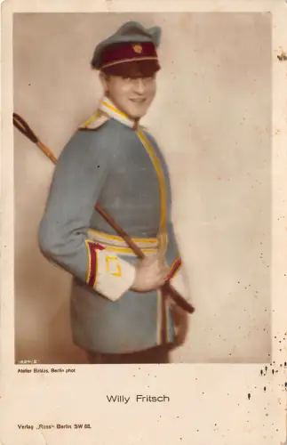Lot280 Willy Fritsch Soldat Ross Verlag Schauspieler Filmstar Film