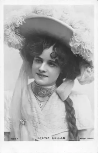 BR74405 Gertie Millar Edwardianischer Schauspieler Filmstar Echtfoto UK