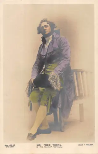 BR74457 Mr Fred Terry in The Scarlet Pimpernel Edwardian Schauspieler UK