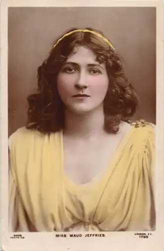 BR74460 miss maud jeffries edwardianischer Schauspieler UK
