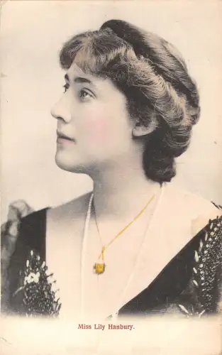 BR74818 Miss Lily Hanbury Edwardian Schauspieler UK