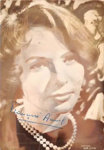 Lot292 Françoise Arnoul Sam Levin Schauspielerin Schauspieler Film Filmstar Autogramm