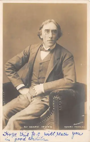 Lot261 Sir Henry Irvins Rotary Photo Barraud Schauspieler Film Movie Star