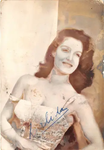 Lot292 Zalila Schauspielerin Schauspieler Film Movie Star Autogramm