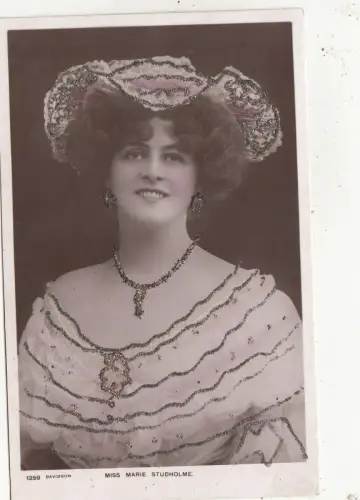 BR74390 Miss Marie Studholme geprägter Filmstar edwardianischer Schauspieler UK