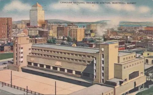 B77356 montreal canadian national railways central canada scan front/back image