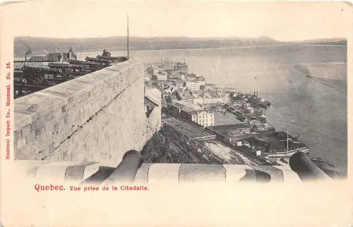 BF35985 quebec vue prise de la citadelle canada front/back scan