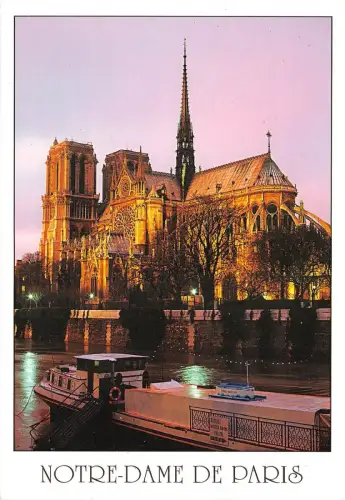 BF1279 paris le flanc sud de la cathedrale notre dame Frankreich