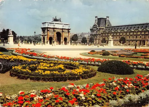 BT7154 jardin des tuileries et arc de triomphe du carrousel Paris Frankreich