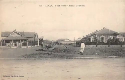 br104386 dakar road point et avenue gambetta africa echtfoto senegal