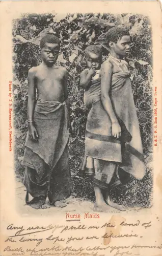 br106514 Krankenschwester Dienstmädchen Afrika Typen Kostüm Folklore Südafrika