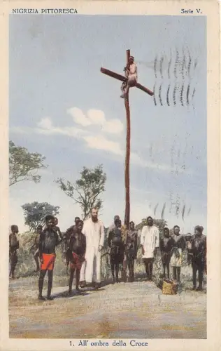 B91986 alle Ombra della Croce Lybia Arten Folklore Afrika