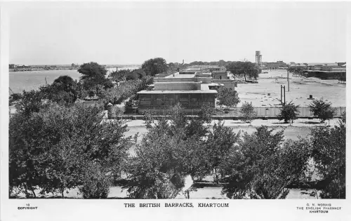 US5413 die britische Kaserne Khartoum Echtfoto Sudan Afrika