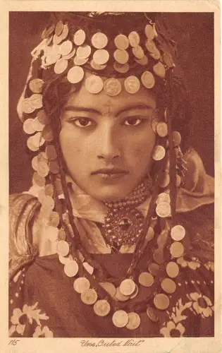 Lot250 ungeölte Nagel Algerien Afrika Typen Folklore Kostüm