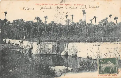 BR57106 Colomb Bechar le barrage Afrika Algerien