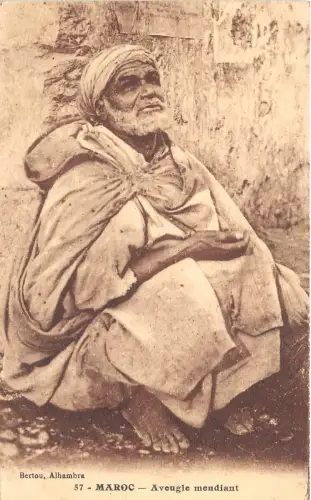 B84782 marokko aveugle verlogene Folklorearten Bettler Afrika