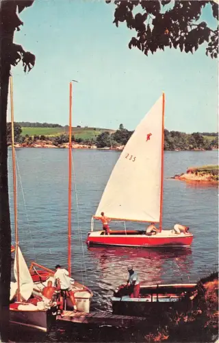 B32405 Segelbootfahren auf Atwood bei Deliroy USA