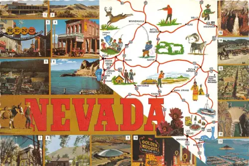 B32346 Nevada The Silver State Reno USA