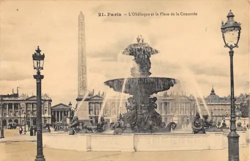BR72818 l obelisque et la place de la concorde paris france