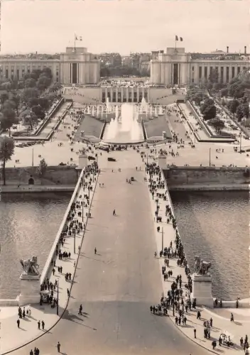 BR10226 Paris Palast von Chaillot und Fontains Frankreich