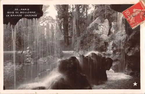 BR47931 Paris bois de boulogne la grande cascade Frankreich