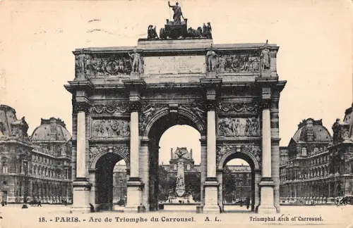 BR71643 paris arc de triomphe du carrousel france