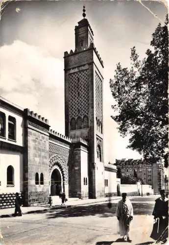 BR30133 Institut Musulman Mosquee de Paris entree et minaret France