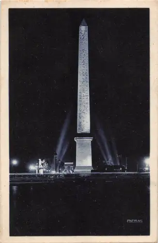 BR48312 Paris la nuit illumination de l obelisque Frankreich