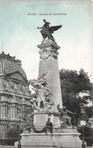BR29936 Statue de Gambetta Paris Frankreich