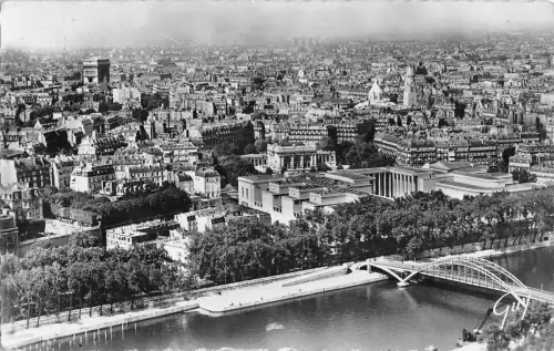 B98273 Echtfoto Paris Panorama Sur Poria Frankreich