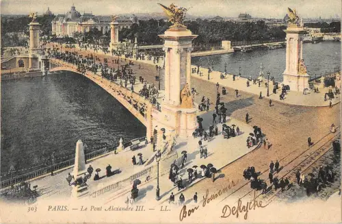 BR72109 le pont alexandre III paris frankreich