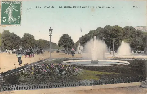 BR72066 paris le rond point des champs elysees frankreich