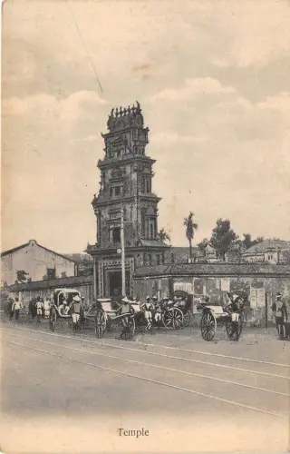 Lot 89 Singapur Tempel Rikscha Junge