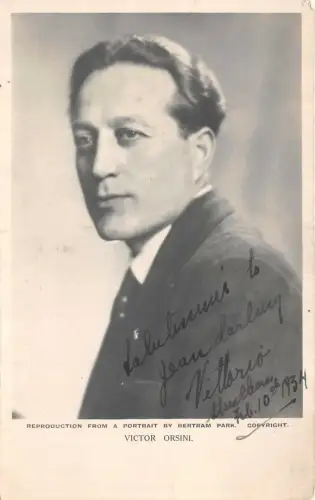 Lot 98 Victor Orsini Original Autogramm Postkarte Bertram Park Historische Figur