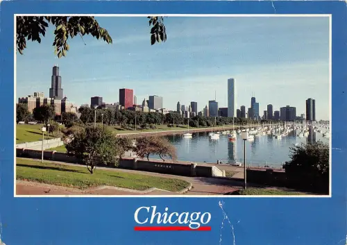 B73720 wunderschöne Skyline Chicago USA