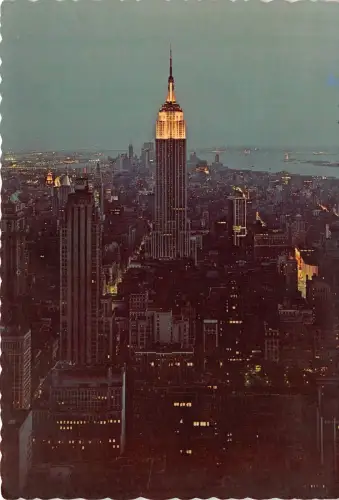 B32432 New York USA alte Vintage Postkarte