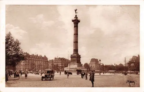 B105689 Frankreich Paris Der Place de la Bastille auf dem Gelände der Festung
