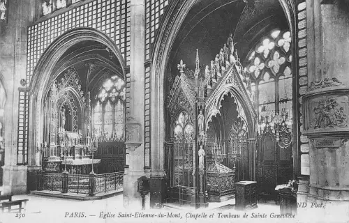 B105582 Frankreich Paris Eglise Saint Etienne du Mont Chapelle