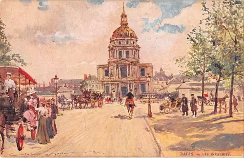 B106899 Frankreich Paris Les Invalides Straßenbahn Voitures