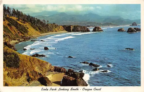 BG13903 Ecola Park Blick Süd-Oregon-Küste USA