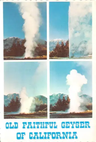 BG13875 alter treuer Geysir von Kalifornien Calistoga USA